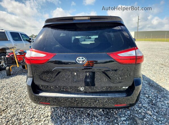 5TDYK3DC3GS729958 2016 TOYOTA SIENNA Black Rear view