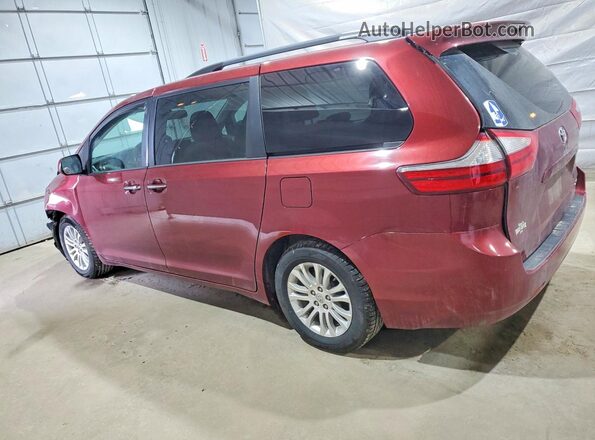 5TDYK3DC3GS749109 2016 TOYOTA SIENNA Red Trasero izquierdo