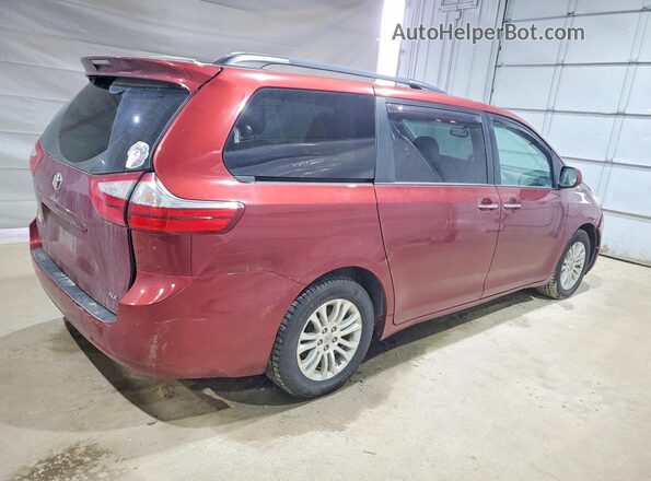5TDYK3DC3GS749109 2016 TOYOTA SIENNA Red Trasero derecho