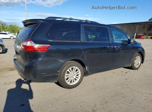 5TDYK3DC3GS758344 2016 TOYOTA SIENNA Black Հետևի աջ