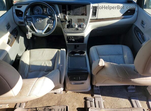 5TDYK3DC3GS758344 2016 TOYOTA SIENNA Black Առջևի վահանակի տեսք