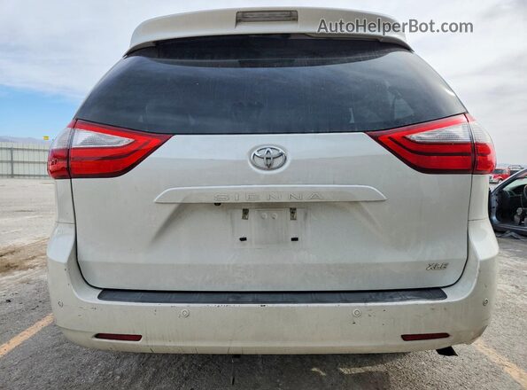 5TDYK3DC4GS722291 2016 TOYOTA SIENNA White Vista trasera