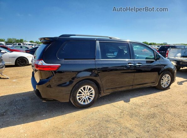 5TDYK3DC4GS754433 2016 TOYOTA SIENNA Black Задня права чверть