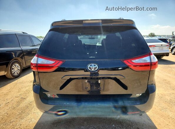5TDYK3DC4GS754433 2016 TOYOTA SIENNA Black Вид ззаду