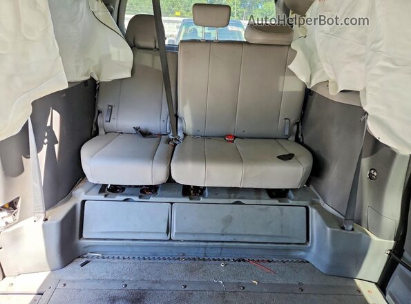 5TDYK3DC5GS695439 2016 TOYOTA SIENNA Gray Vista de los asientos traseros