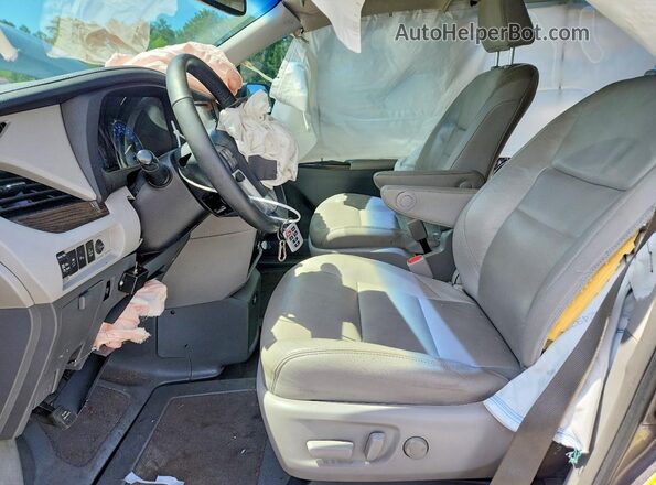 5TDYK3DC5GS695439 2016 TOYOTA SIENNA Gray Vista interior delantera