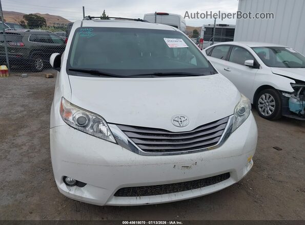 5TDYK3DC5GS754330 2016 TOYOTA SIENNA White Vista del cuadro de instrumentos