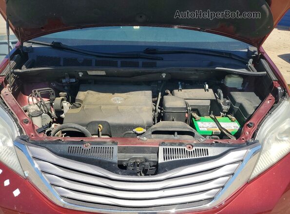 5TDYK3DC5GS762654 2016 TOYOTA SIENNA Maroon Շարժիչի բաժամունքի տեսք
