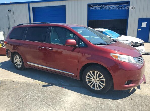 5TDYK3DC5GS762654 2016 TOYOTA SIENNA Maroon Առջևի աջ