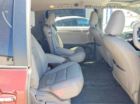 5TDYK3DC5GS762654 2016 TOYOTA SIENNA Maroon Սալոնի հետևի տեսք