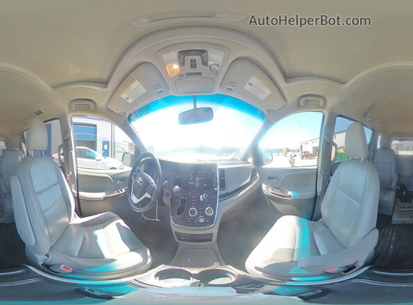 5TDYK3DC5GS762654 2016 TOYOTA SIENNA Maroon Սալոնի 360 աստիճան տեսք