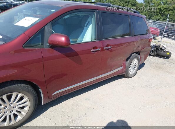 5TDYK3DC6GS741876 2016 TOYOTA SIENNA Burgundy Вид спереду