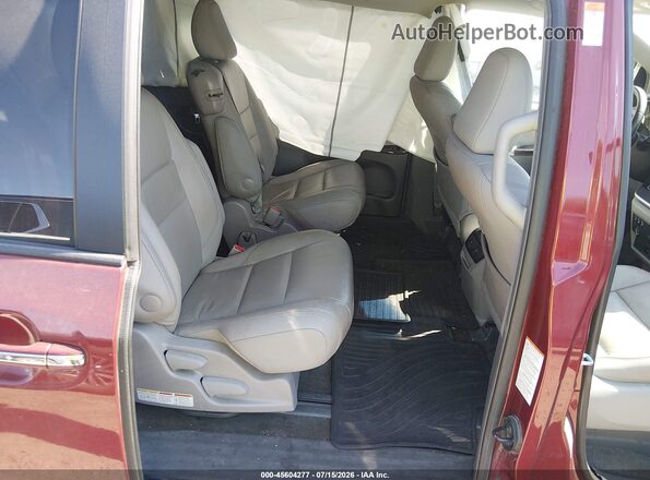 5TDYK3DC6GS741876 2016 TOYOTA SIENNA Burgundy Вид наклейки з VIN-кодом