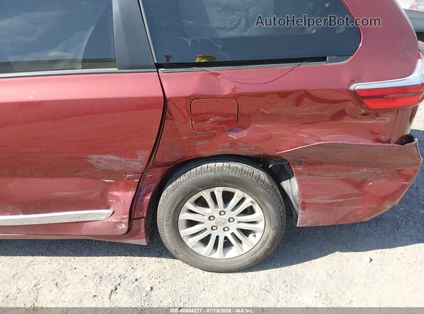 5TDYK3DC6GS741876 2016 TOYOTA SIENNA Burgundy 