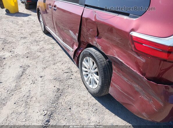 5TDYK3DC6GS741876 2016 TOYOTA SIENNA Burgundy 