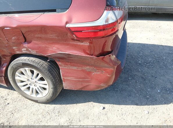 5TDYK3DC6GS741876 2016 TOYOTA SIENNA Burgundy 