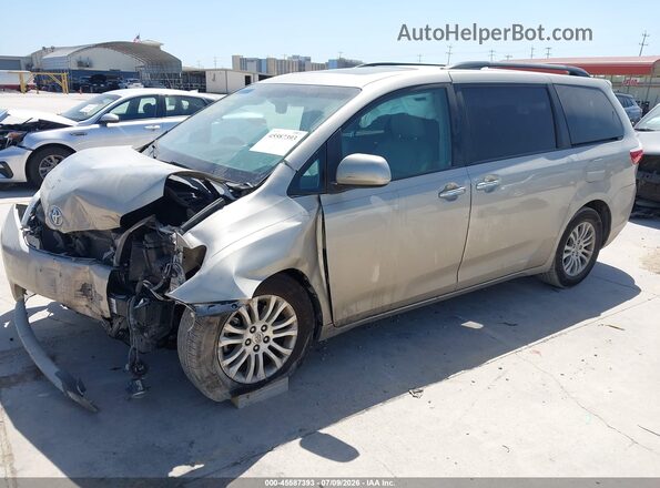 5TDYK3DC6GS741912 2016 TOYOTA SIENNA Beige წინა მარცხენა ხედი სამი მეოთხედიდან