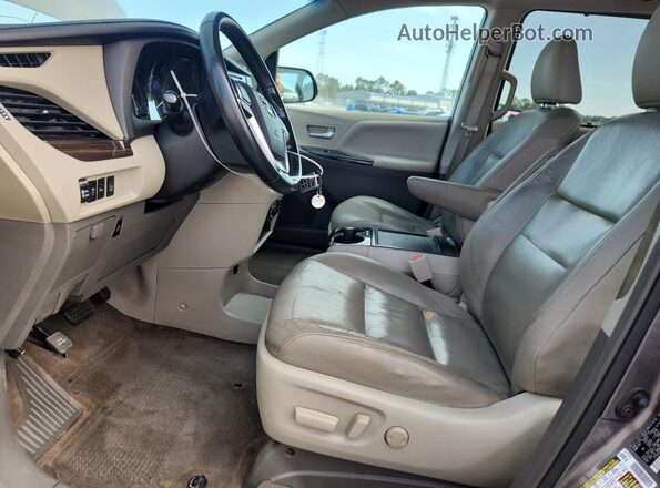 5TDYK3DC7GS716520 2016 TOYOTA SIENNA Gray Սալոնի դիմացի տեսք