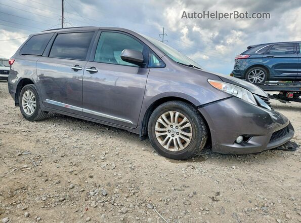 5TDYK3DC7GS735505 2016 TOYOTA SIENNA Gray წინა მარჯვენა