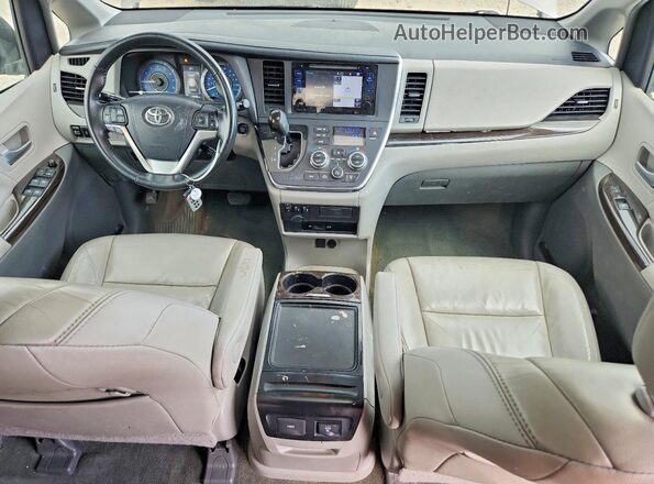 5TDYK3DC7GS735505 2016 TOYOTA SIENNA Gray წინა პანელის ხედი