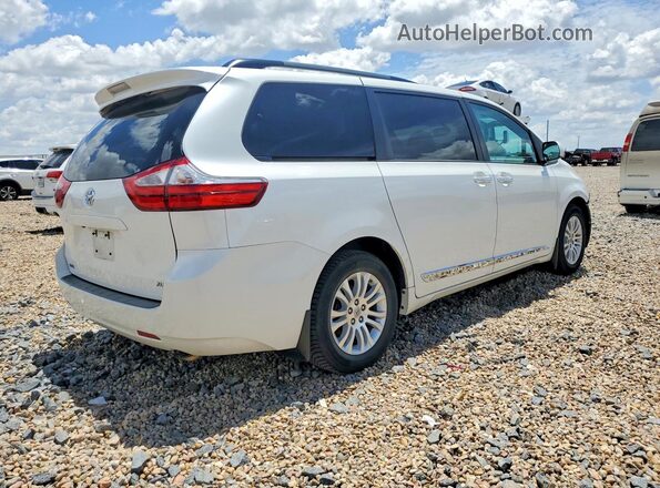 5TDYK3DC8GS706062 2016 TOYOTA SIENNA White Trasero derecho