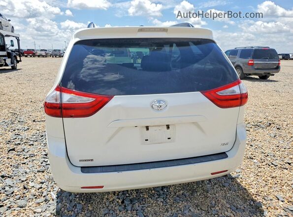 5TDYK3DC8GS706062 2016 TOYOTA SIENNA White Vista trasera