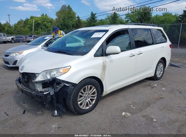 5TDYK3DC8GS747288 2016 TOYOTA SIENNA White Przód lewy