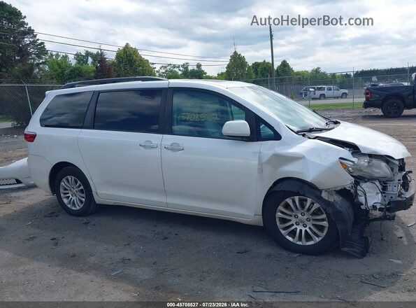 5TDYK3DC8GS747288 2016 TOYOTA SIENNA White Widok wnętrza z tyłu