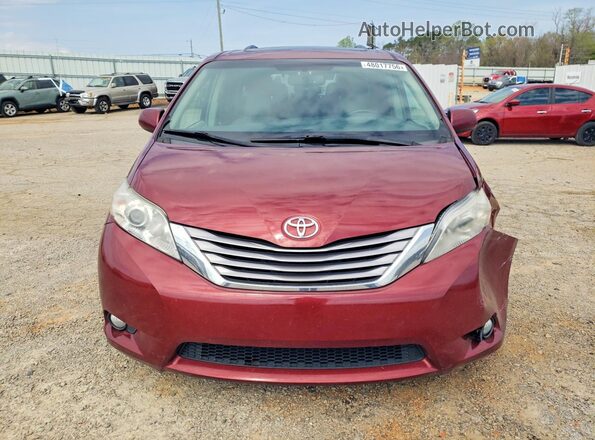 5TDYK3DC8GS763877 2016 TOYOTA SIENNA Maroon Դիմացի տեսք