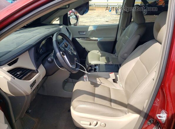 5TDYK3DC8GS763877 2016 TOYOTA SIENNA Maroon Սալոնի դիմացի տեսք