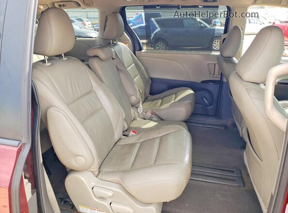 5TDYK3DC8GS763877 2016 TOYOTA SIENNA Maroon Սալոնի հետևի տեսք