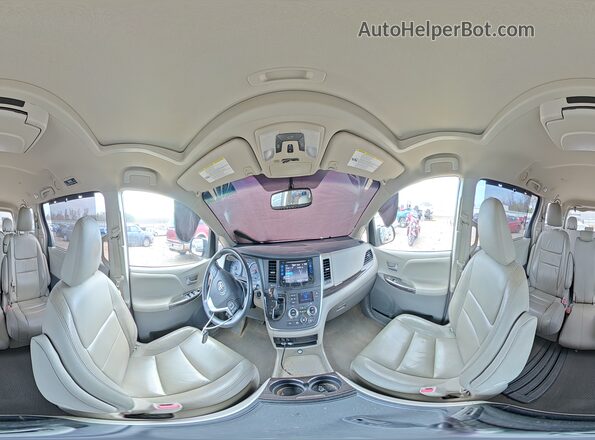5TDYK3DC8GS763877 2016 TOYOTA SIENNA Maroon Սալոնի 360 աստիճան տեսք