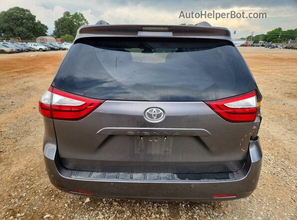 5TDYK3DC8GS765127 2016 TOYOTA SIENNA Серый Вид сзади