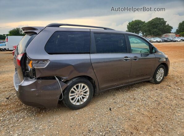 5TDYK3DC8GS765127 2016 TOYOTA SIENNA Серый Задняя правая четверть