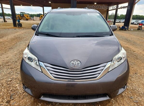 5TDYK3DC8GS765127 2016 TOYOTA SIENNA Серый Вид спереди
