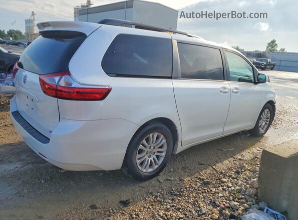 5TDYK3DC9GS707513 2016 TOYOTA SIENNA Белый Задняя правая четверть