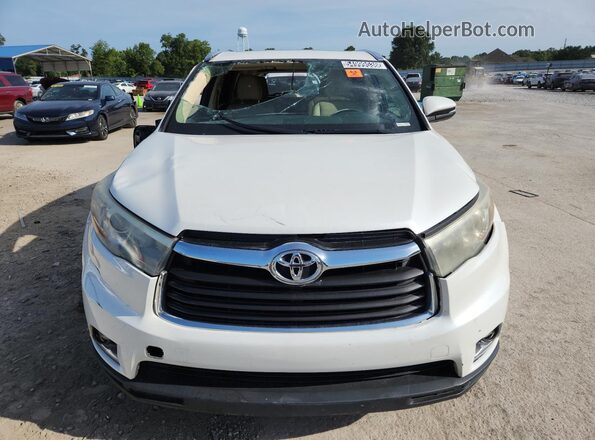 5TDYKRFH1GS180207 2016 TOYOTA HIGHLANDER White 