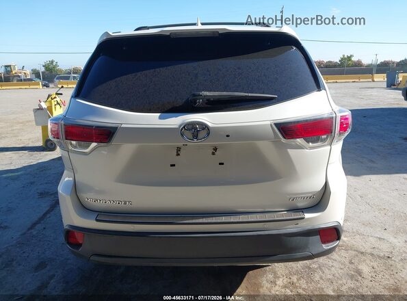 5TDYKRFH2GS184055 2016 TOYOTA HIGHLANDER White 