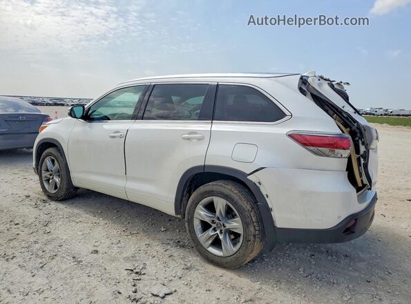 5TDYKRFH4GS124293 2016 TOYOTA HIGHLANDER White Задня ліва чверть