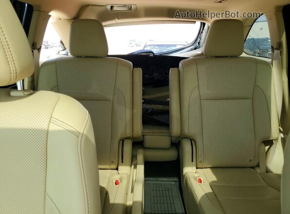 5TDYKRFH4GS124293 2016 TOYOTA HIGHLANDER White Вид задніх сидінь