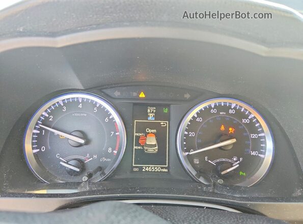 5TDYKRFH4GS128893 2016 TOYOTA HIGHLANDER Gray ხელსაწყოთა პანელის ხედი