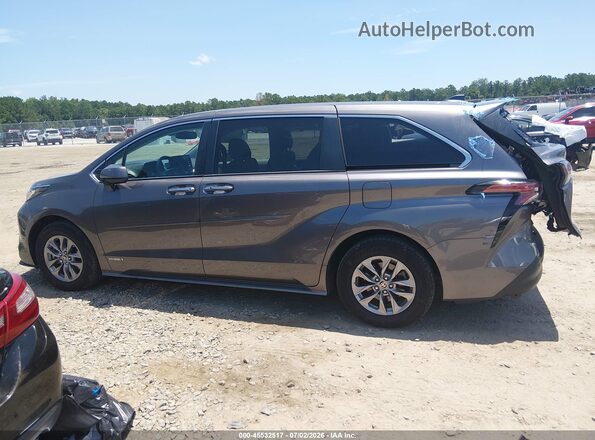5TDYRKEC0MS022171 2021 TOYOTA SIENNA Gray Սալոնի 360 աստիճան տեսք