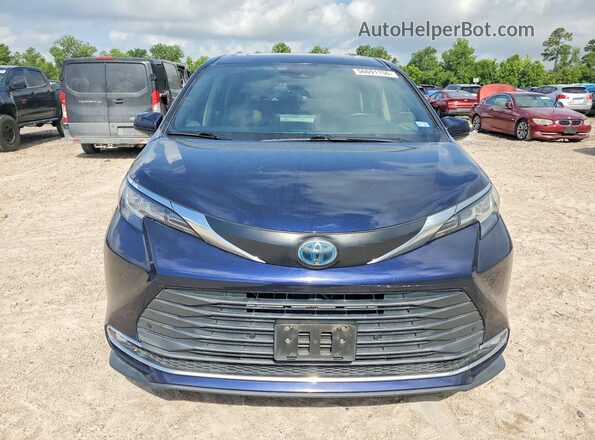 5TDYRKEC0NS102782 2022 TOYOTA SIENNA Синий Вид спереди