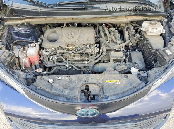 5TDYRKEC0NS102782 2022 TOYOTA SIENNA Синий Вид подкапотного пространства