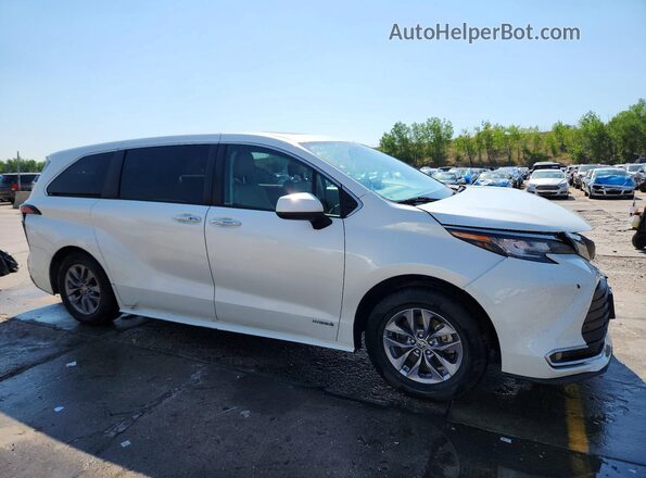 5TDYRKEC1MS044115 2021 TOYOTA SIENNA White Delantero derecho