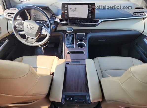 5TDYRKEC1MS044115 2021 TOYOTA SIENNA White Vista del salpicadero