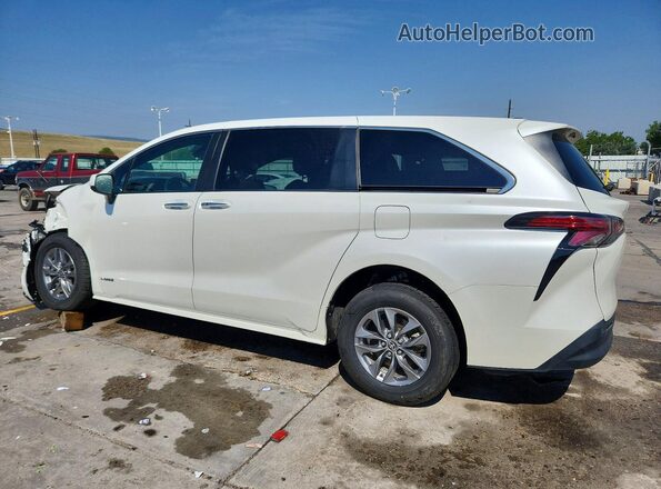 5TDYRKEC1MS044115 2021 TOYOTA SIENNA White Trasero izquierdo