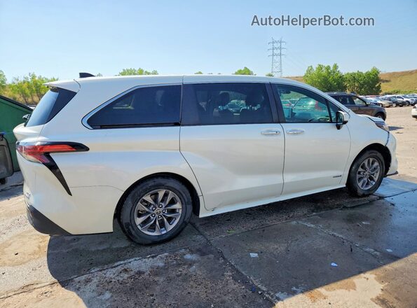 5TDYRKEC1MS044115 2021 TOYOTA SIENNA White Trasero derecho