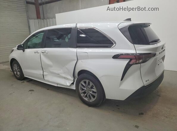 5TDYRKEC1SS262276 2025 TOYOTA SIENNA White უკანა მარცხენა