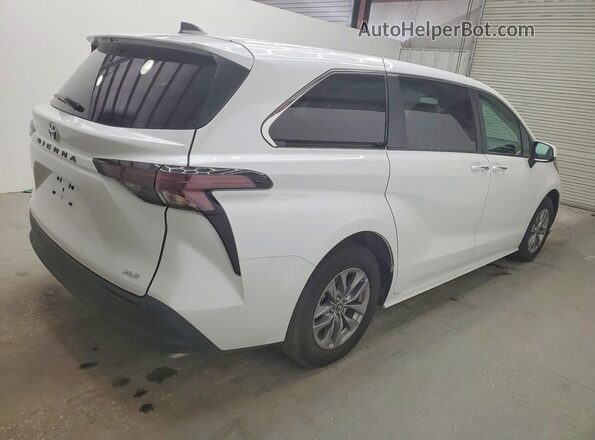 5TDYRKEC1SS262276 2025 TOYOTA SIENNA White უკანა მარჯვენა